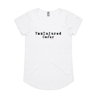 Womens Carer Front Print Black Ink  Thumbnail