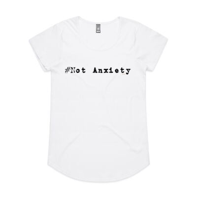#Not Anxiety Black Font Thumbnail