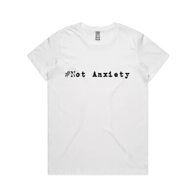 #Not Anxiety Black Font Thumbnail